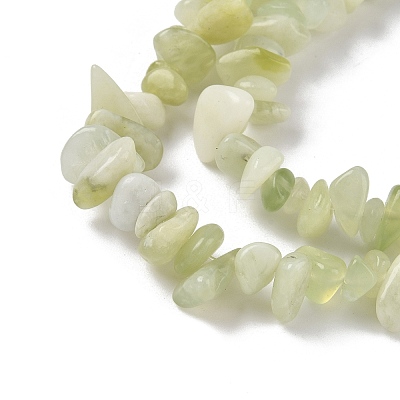Natural New Jade Chip Bead Strands G-M205-29-1