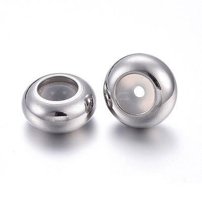 201 Stainless Steel Beads LS-STAS-O110-12P-D-1