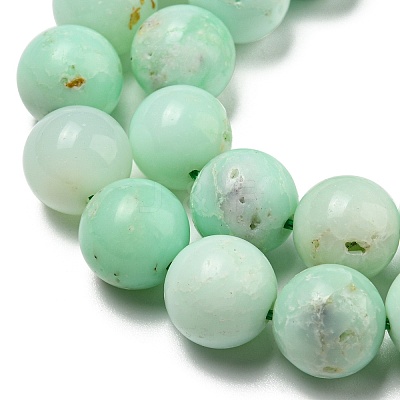 Grade A Natural Chrysoprase Beads Strands G-R494-A02-04-1