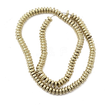 Electroplated Synthetic Non-magnetic Hematite Beads Strands G-H327-G01-02C-1