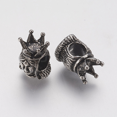 Ion Plating(IP) 304 Stainless Steel European Beads STAS-J022-113AS-1