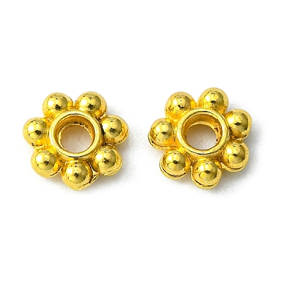 Tibetan Style Daisy Spacer Beads TIBEB-S039-048G-RS-1