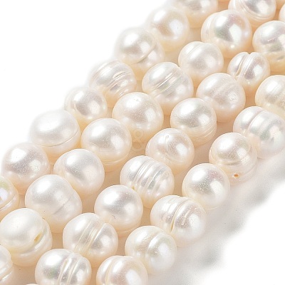 Natural Cultured Freshwater Pearl Beads Strands PEAR-E019-02-1