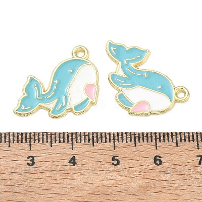 Alloy Enamel Pendants AL-CBA292F-01A-G-1