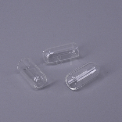 Handmade Blown Glass Bottles LS-GLAA-WH0018-69-1