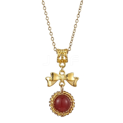 304 Stainless Steel Necklaces NJEW-MZ00026-03-1