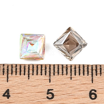 Glass Rhinestone Cabochons RB-CBA1B2D-03B-1