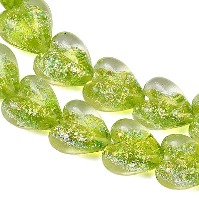Handmade Foil Glass Beads DICH-C001-01E-1