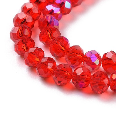 Electroplate Glass Beads Strands EGLA-A034-T3mm-L09-1