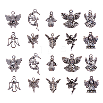 Tibetan Style Alloy Pendants TIBEP-CJ0001-15-1