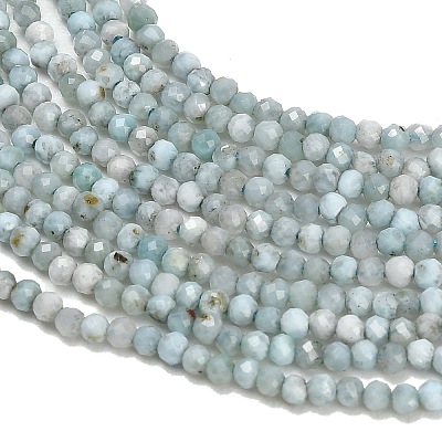 Natural Larimar Beads Strands GG-CBA77FB-B04-2mm-1
