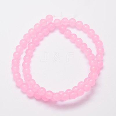 Natural & Dyed Malaysia Jade Bead Strands X-G-A146-6mm-A16-1
