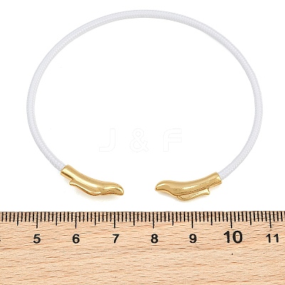 Braided Steel Wire Bangles Making KK-CBA6056-02K-G-1