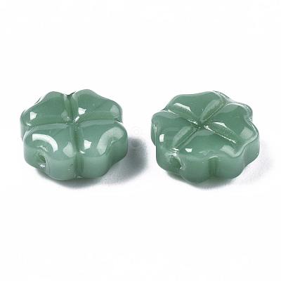 Spray Painted Glass Beads GLAA-N035-019-A01-1