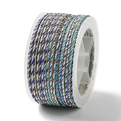 14M Two Tone Polyester Braided Cord OCOR-G015-02A-02-1