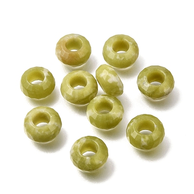 Natural Lemon Jade European Beads GG-NH0003-A15-1