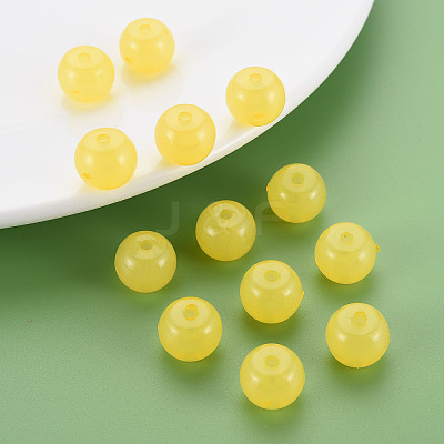 Imitation Jelly Acrylic Beads MACR-S373-14-EA07-1