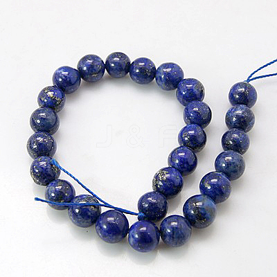 Natural Lapis Lazuli Beads Strands G-G087-16mm-1