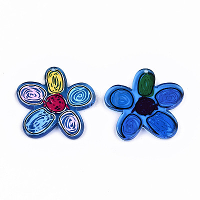 Transparent Acrylic Pendants KY-T022-32-1