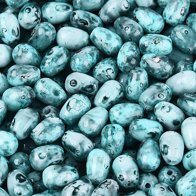 Picasso Glass Seed Beads SEED-N012-10H-1