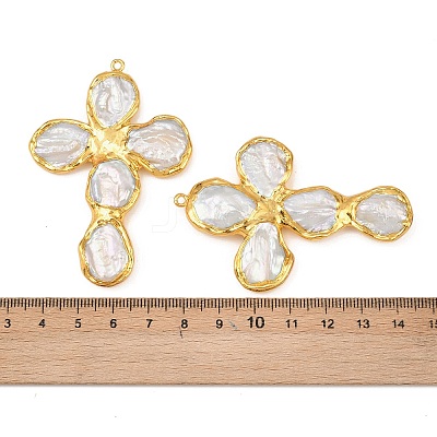 Natura Keshi Pearl Big Pendants KK-H516-26G-1