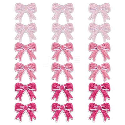 18Pcs 3 Colors Computerized Embroidery Cloth Iron on/Sew on Patches DIY-DR0001-96-1