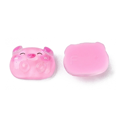 Translucent Resin Cabochons X-RESI-E039-02-1