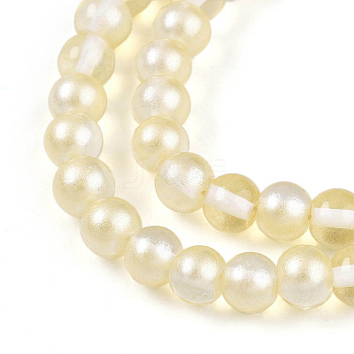 Baking Paint Transparent Glass Beads X1-DGLA-N011-6mm-02-1