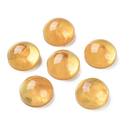 Translucent Resin Cabochons RESI-XCP0002-04-1