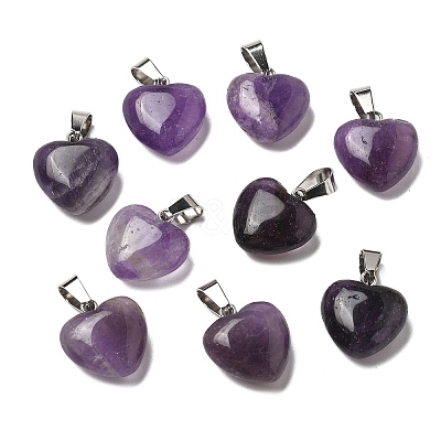 Natural Amethyst Pendants G-I311-A18-1
