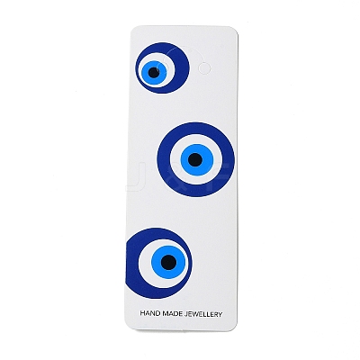 Evil Eye Print Paper Keychain Display Cards CDIS-C006-08-1