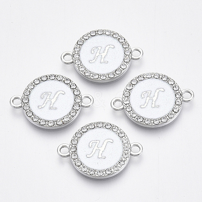 Alloy Enamel Links Connectors ENAM-TAC0003-01S-04H-1