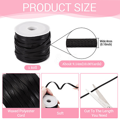 10 Yards Korean Waxed Polyester Cord YC-TA0001-22A-1