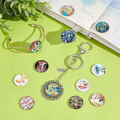 Glass Cabochons GLAA-PH0002-28B-1