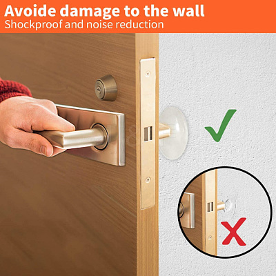 Door Knob Wall Shield AJEW-WH0114-77B-1