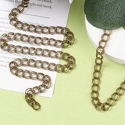 Iron Double Link Chains X-CHD005Y-AB-1