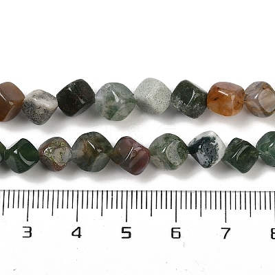Natural Indian Agate Beads Strands G-A257-A12-01-1