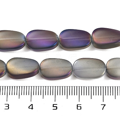 Electroplate Glass Beads Strands EGLA-C009-01B-FR05-1