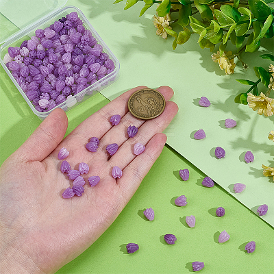 150Pcs Opaque Resin Beads RESI-PH0002-76A-1