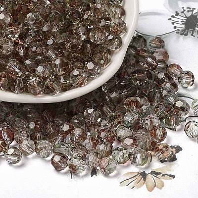 Transparent Colours Glass Round Beads SEED-F006-04A-04-1