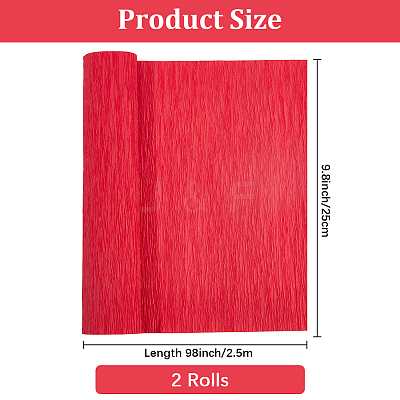 Handmade Crepe Paper DIY-WH20053-68B-1