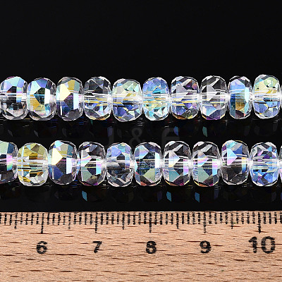 Electroplate Glass Beads Strands EGLA-T021-20A-1