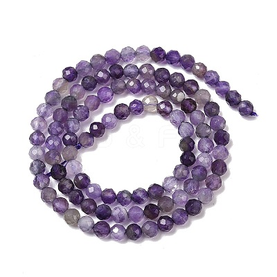 Natural Amethyst Beads Strands X-G-A252-A03-01-1