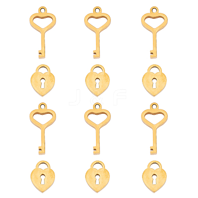 304 Stainless Steel Charms STAS-UN0012-02G-1