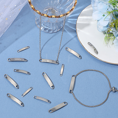 60Pcs 3 Styles 201 Stainless Steel Links/Connectors STAS-BBC0007-44-1