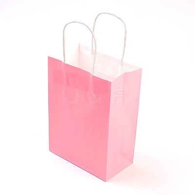 Pure Color Kraft Paper Bags LS-AJEW-G020-C-11-1