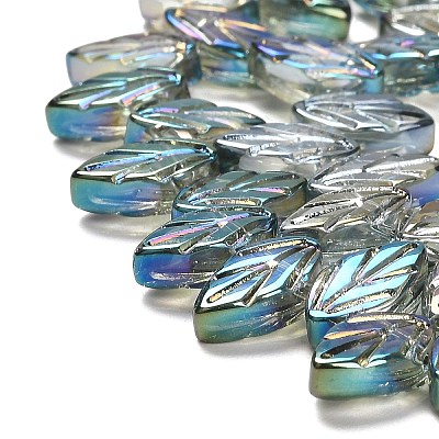 Electroplate Glass Beads Strands EGLA-B004-02A-FR03-1