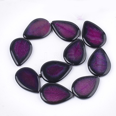 Natural Crackle Agate Beads Strands G-T121-02B-1