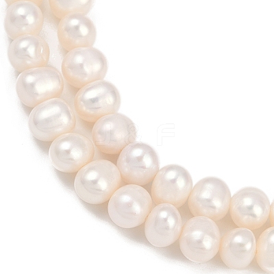 Natural Cultured Freshwater Pearl Beads Strands PEAR-I007-07Y-03A-1