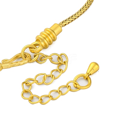 Brass European Bracelets BJEW-C080-01G-01-1